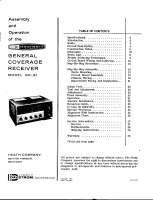 Heathkit GR-91 - Schematic - Manual 